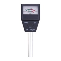 2 in 1 Soil PH Meter Fertility Tester Instrument Gardening Tool