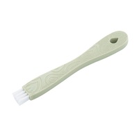 2 in 1 Window Groove Cleaning Brush Dustpan Set Keyboard Dead Angle Clean Tool GREEN COLOR