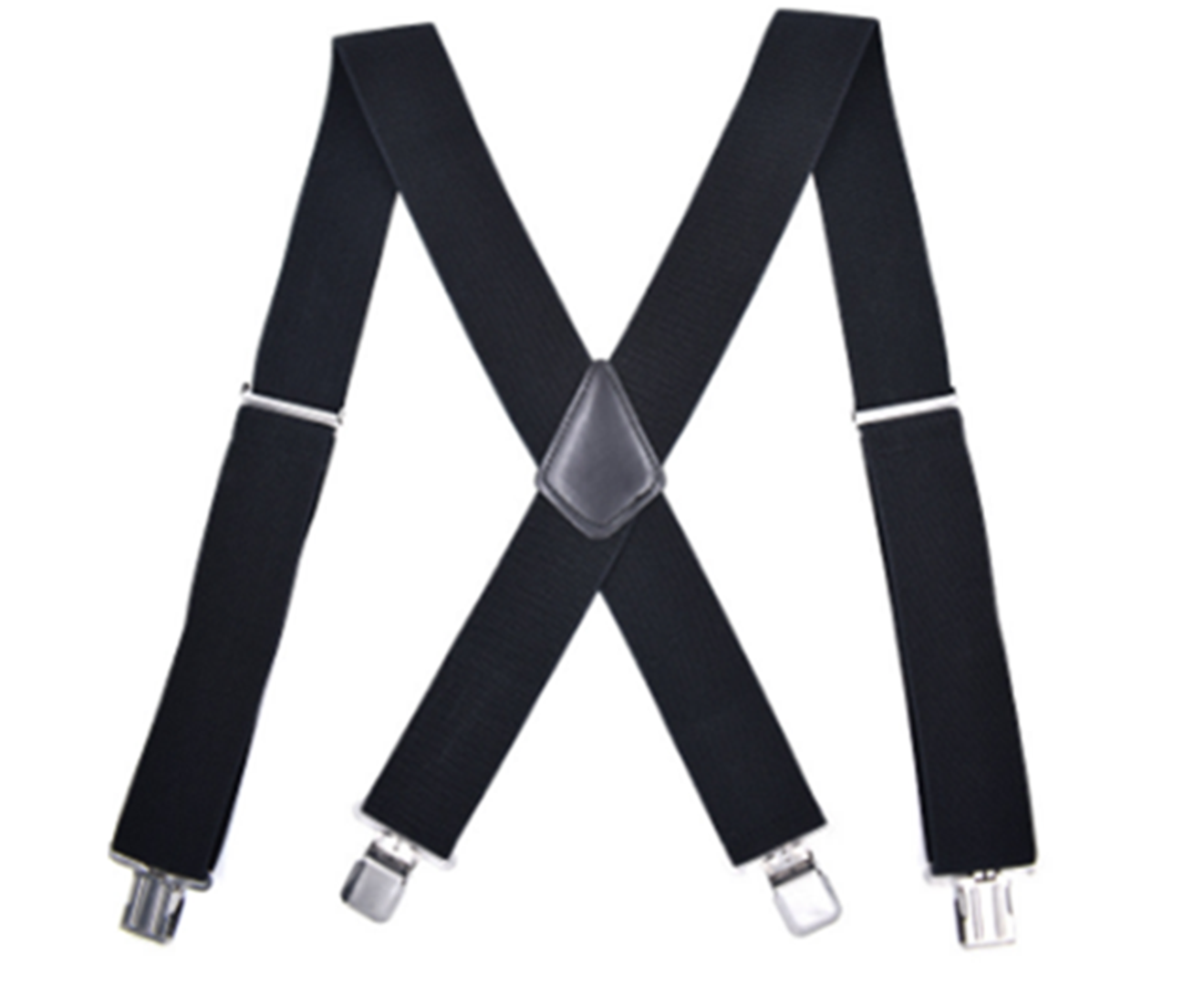 2 Inches Wide X Shape Braces Men Elastic Wide Suspender