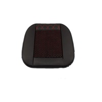 2 Pcs 12V Cooling Car Seat Cushion Ventilate Breathable Air Flow Holes PU Leather + Mesh