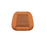 2 Pcs 12V Cooling Car Seat Cushion Ventilate Breathable Air Flow Holes PU Leather + Mesh