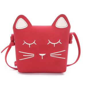 2 Pcs 2021 New Children's Coin Purse Baby Cat Mini Shoulder Bag Cute Princess Messenger Bags Faux Suede Small Bags for Kids Girl
