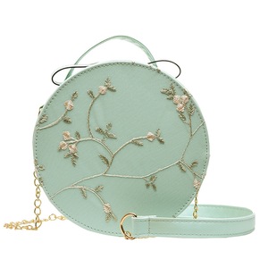 2 Pcs Bag For Women Handbags Women's Lace Fresh Solid Color Small Round Crossbody Bag