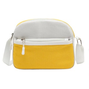 2 Pcs Crossbody Bags for Women Portable Canvas Single Shoulder Bag Fashionable Travel Crossbody Bags Casual Simple Messenger Bag