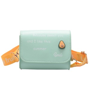 2 Pcs Fashion Children Small Square Shoulder Bag Cute PU Leather Baby Girls Mini Crossbody Bags Kids Coin Purse Letter Wallet Handbags