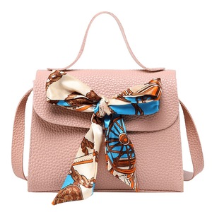 2 Pcs Fashion Lady Shoulders Small Bag Cover Buckle Pu Letter Purse Mobile Messenger Bag for women