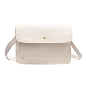 2 Pcs Fashion Solid Color PU Leather Shoulder Messenger Bag Women Simple Casual Crossbody Handbags Lady Girl Travel Purse