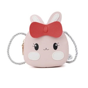 2 Pcs Lovely Children's PU Leather Messenger Bag Cute Girls Cartoon Shoulder Bags Princess Accessories Mini Coin Purse Handbags