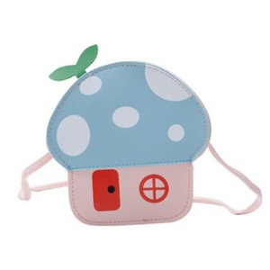 2 Pcs Lovely Children's Shoulder Crossbody Bags Cute Girl Princess Small Shoulder Bag Fashion PU Leather Baby Kids Coin Purse Handbags