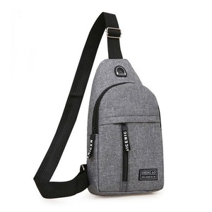 2 Pcs Male Women Nylon Waist Packs Sling Bag Crossbody Outdoor Sport Shoulder Chest Daily Picnic Canvas Messenger Pack