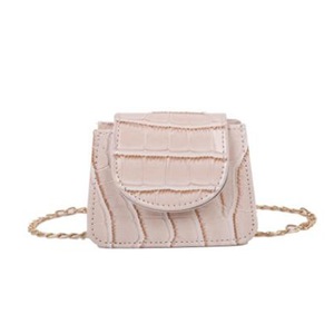 2 Pcs Mini Small Square Flap Bag Brand Fashion New Quality PU Leather Women's Handbag Crocodile Pattern Chain Shoulder Messenger Bags