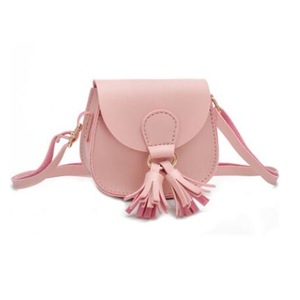 2 Pcs New Children Girls Women Small Shoulder Bag Pu Leather Waist Bag Crossbody Handbag Ladies