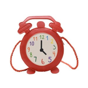 2 Pcs New Children's Coin Purse Cartoon Alarm Clock Baby Girls Mini Crossbody Bag Fashion Boys Kids Shoulder Bag Wallet Handbags
