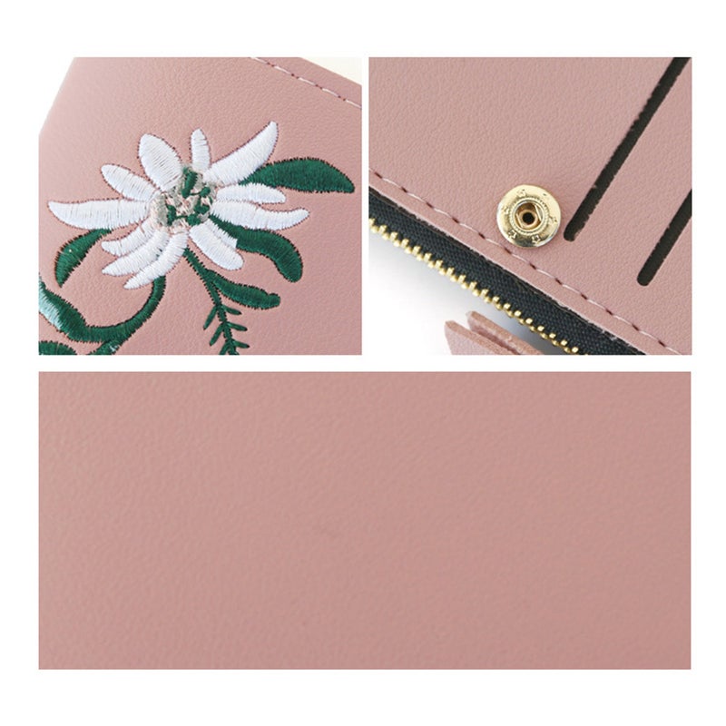 Small Flower Rivet Coin Wallet Card Bag Key Bag Earphone Organizer