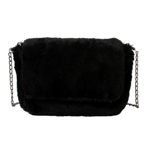 2 Pcs Popular Simple Female Daily Bag Fashion Square Envelope Handbag Female Messenger Bag Street Travel Plush Purses