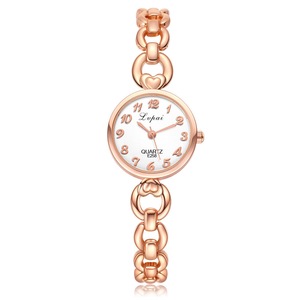 2 Pcs Rhinestone Elegant Design Women Bracelet Watch Stainless Steel Quartz Watch GOLD WHITE COLOUR