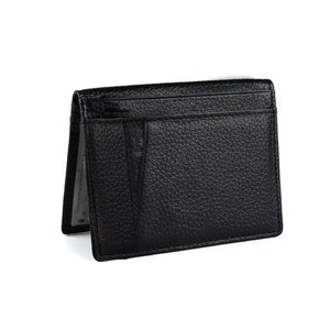 2 Pcs Super Slim Soft Wallet PU Leather Mini Credit Card Wallet Purse Card Holders Men Wallet Thin Small