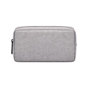 2 Pcs Travel Solid Make Up Bags Carrying Wash Cosmetic Tote Bag Makeup Beauty Cable Organizer Toiletry Pouch Storage Cosmetic Case Bag