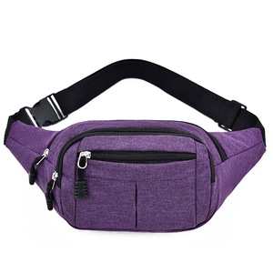 2 Pcs Waist Bag Women Zipper Pocket Men Sport Travel Phone Chest Handbag Unisex Fanny Pack Ladies Pack Belly Bags Purse