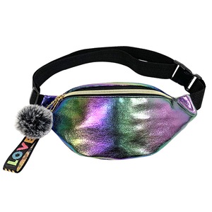 2 Pcs Women Girls Fashion Casual Waterproof Crossbody Shoulder Waist Fanny Pack Belt Bag Pouch Hip Bum Bag Travel Sport Small Purse