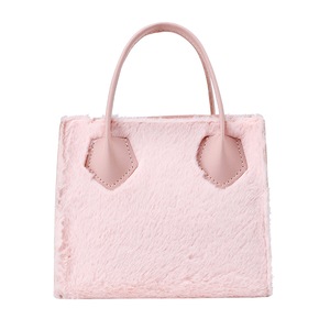 2 Pcs Women Handbags Designer Shoulder Bag Large Capacity Totes Lady Buckets Bag Luxury Plush Messenger Bag