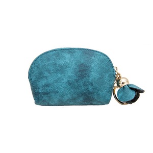 2 Pcs Women Pu Leather Small Mini Wallet Holder Female Wallet Case Clutch Carte Card Key Money Bag Zip Coin Purse Holder