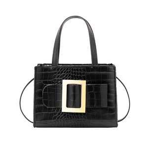 2 Pcs Women Solid Crossbody Bags Fashion PU Solid Shoulder Wristlet Alligator Buckle Popular Simple Female Daily Bag