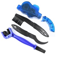 2 Set Bicycle Chain Washer Set Mountain Bike Accessory Bike Too Cleaning Brush Chain washer 4 piece set_One size
