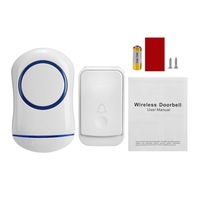 200M Waterproof Wireless Doorbell 32 Songs Plugin Receiver Transmitter