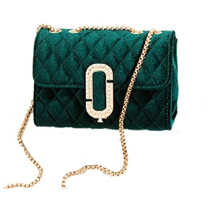 2018 New Velvet Small Square Package Fashion Chain Bag Small Tote Bag