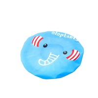 20Pcs Cute Cartoon Shower Bath Cap Saunas Lace Elastic Band Cap Hair Protective Cap(Blue Elephant)