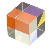 20x20mm K9 Color Combination Prism Square Cube RGB Teaching Tools Decoration