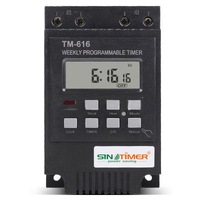 220V 30AMP TM616 Control Load 7 Days Programmable Digital TIME SWITCH Relay Timer Control