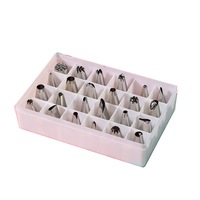 24PCS Icing Piping Nozzle Tips Cake Sugarcraft Pastry Decor Baking Tools Kit