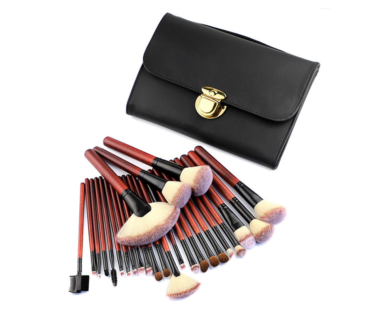 26PCS Cosmetic Brushes Retro Complete Set of Cosmetic Tools