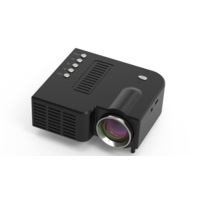 28C Mini Portable LCD Projector Same Screen Support 1080p USB SD Card