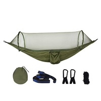 290x140cm Auto Quick Open Hammock Outdoor Camping Hanging Swing Bed With Mosquito Net Max Load 250kg