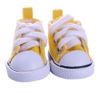 2PAIR 5CM Fashion Denim Canvas Mini Toy Shoes for Doll Accessories N1045