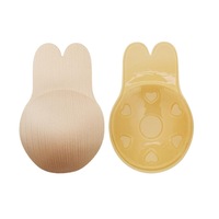 2Pairs Rabbit Sticky Bra Push up Women Invisible Adhesive Backless Strapless Bras Lift