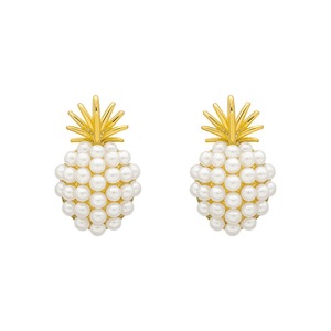 2PC Alloy Women Classic Stud Earrings Pineapple Earrings Fashion Earrings Female Jewelry