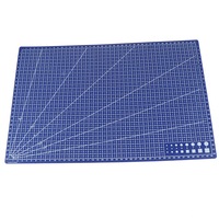 2Pcs A3 Pvc Rectangular Cutting Mat Grid Line Tool Plastic 45cm x30cm A3 Cutting Plate