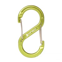 2Pcs Aluminum Carabiner Keychain Outdoor Snap Clip Lock Hanging Bucle