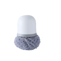 2Pcs Cleaning ball with handle, kitchen cleaning brush, dish brush, household cleaning tool