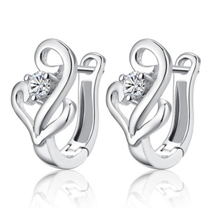 2PCS Copper Earrings Fashion Cute Vintage Jewelry