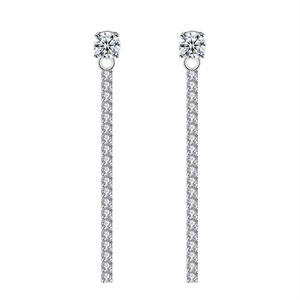 2PCS Copper Woman Jewelry Fashion Drop Earrings
