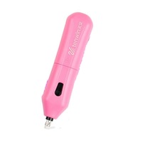 2Pcs Cute Electric Eraser Children's Stationery Office Supplies(Pink)