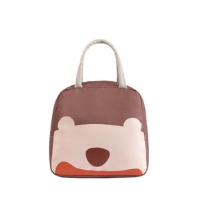 2Pcs Cute Thermal Insulation Lunch Bag Food Box Office Handbag Thickened Functional Portable Picnic Cooler Insulated Canvas Women Kid