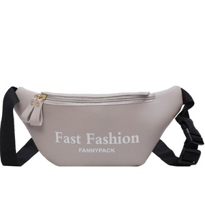 2PCS Fashion PU Leather Single Shoulder Bag Chest Waist Bag Messenger Bag