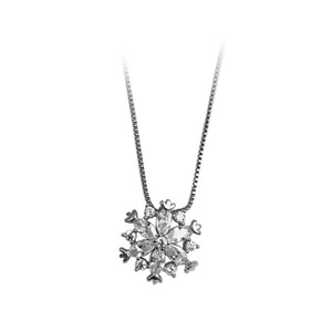 2PCS Fashion Silver plating Planet Pendant Necklace Link Chain Simple Design for Women Jewelry Wedding Party