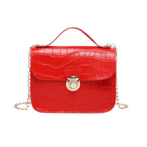 2Pcs Fashion Women Small Crossbody Bag Classic Crocodile Pattern Shoulder Handbags Lightweight Chain Strap Messenger Purse